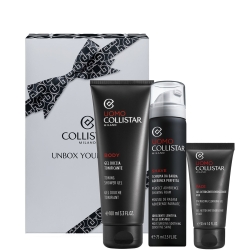 Collistar Cofanetto Uomo - Gel Doccia 100 ml + Schiuma Da Barba 75 ml + Gel Detergente 30 ml