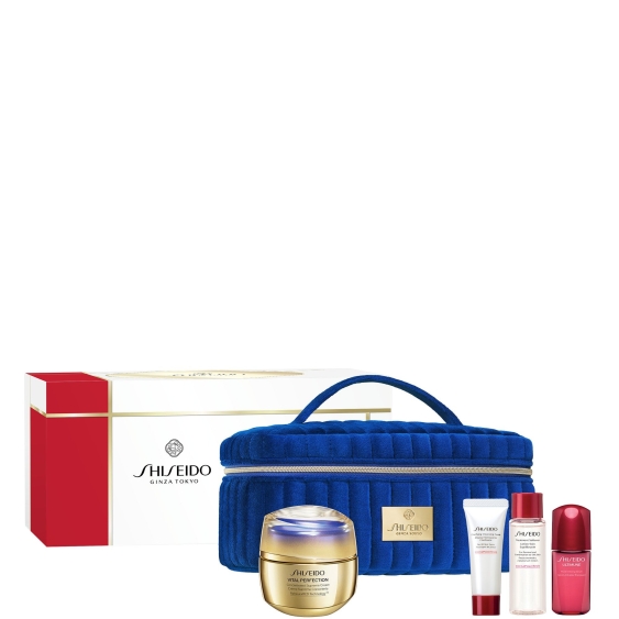Shiseido Cofanetto Vital Perfection - Crema Concentrata 50 ml + Schiuma Detergente 15 Ml + Lozione 30 ml + Siero 10 Ml