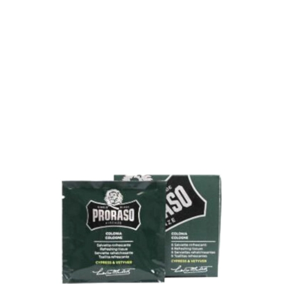 Proraso Cypress & Vetyver - 6 Salviettine Rinfrescanti E Profumate