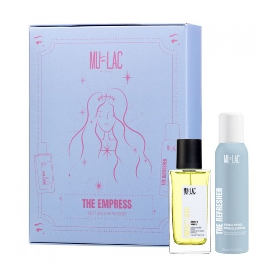 Mulac Cofanetto The Empress - Essenza Ristrutturante Profumata 100 Ml + Shampoo Secco Cattura Odori 150 Ml