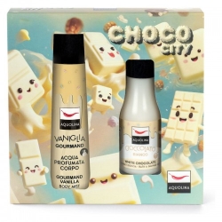 Aquolina Choco City Cioccolato Bianco - Acqua Corpo 150 Ml + Bagno Doccia 125 Ml