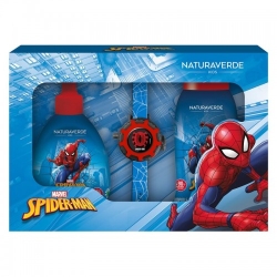 Naturaverde Spider Man - Sapone Liquido 250 Ml + Doccia Shampoo 250 Ml + Proiettore da Polso