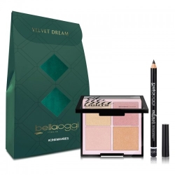 Bellaoggi Velvet Dream Cinemavibes - Palette Illuminanti Cinema Lights + Matita Occhi N. 01
