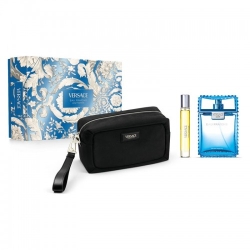 Versace Eau FraÃche Pour Homme - Eau De Toilette 100 Ml Vapo + Eau De Toilette Travel 10 Ml + Trousse