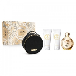 Versace Eros Pour Femme - Eau De Parfum 100 Ml + Gel Doccia 100 Ml + Latte Corpo 100 Ml + Beauty Case