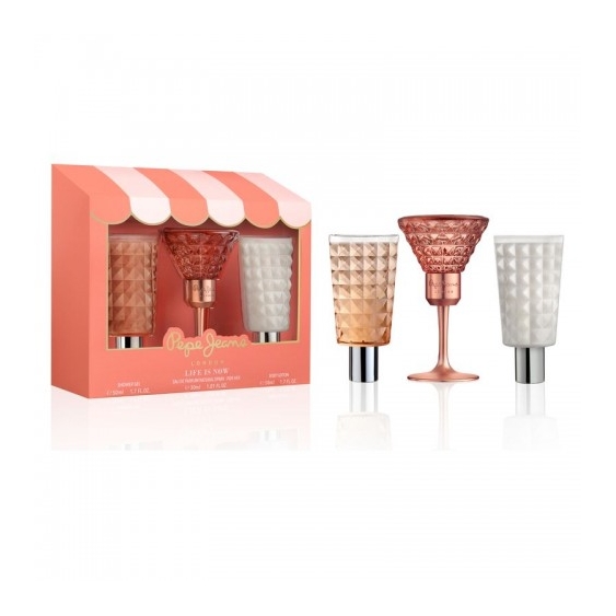 Pepe Jeans London Life Is Now For Her - Eau De Parfum 30 Ml + Shower Gel 50 Ml + Body Lotion 50 Ml