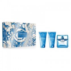 Versace Eau Fraiche Pour Homme - Eau De Toilette 50 ml + Shower Gel 50 Ml + Balsamo Dopobarba 50 Ml