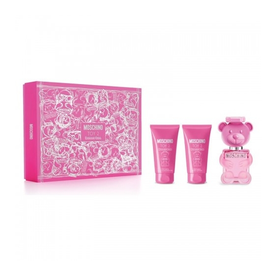 Moschino Toy 2 Bubble Gum - Edt 50 Ml Vapo + Gel Doccia Pofumato 50 Ml + Lozione Corpo 50 Ml