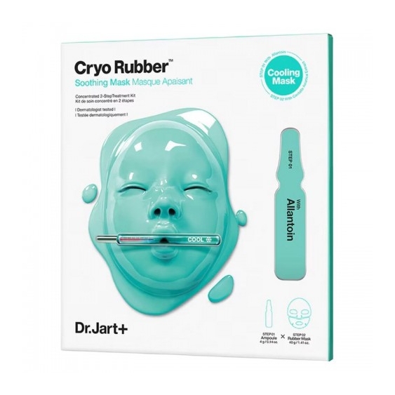 Dr.Jart+ Kit Cryo Rubber Soothing Mask - Maschera Viso + Ampolla Concentrata