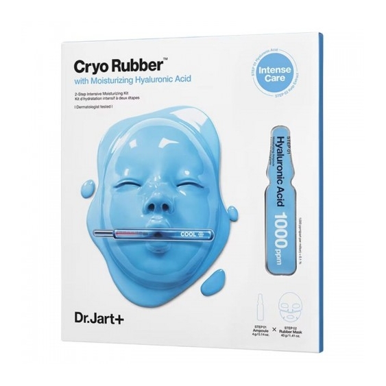 Dr.Jart+ Cryo Rubber with Moisturizing Hyaluronic Acid - Maschera Viso + Ampolla Concentrata