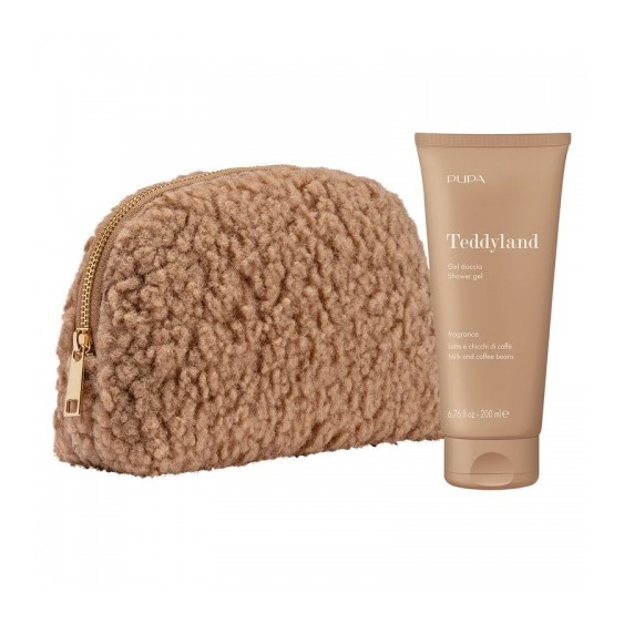 Pupa Teddyland Latte E Chicchi Di Caffè - Gel Doccia 200 Ml + Pochette