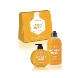 Perlier Honey Miel - Bagno Doccia 250 Ml + Sapone Liquido 300 Ml