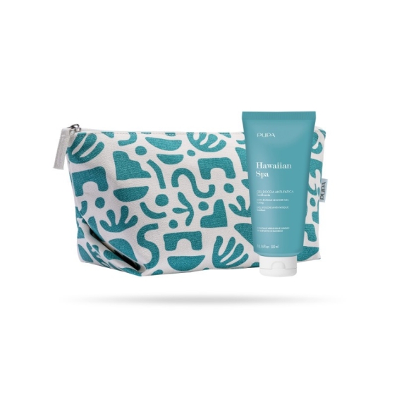 Pupa Hawaiian Spa - Gel Doccia Anti-Fatica 300 Ml + Pochette In Tessuto