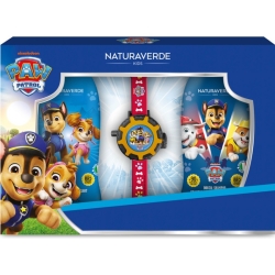 Naturaverde Paw Patrol - Bagnoschiuma 250 Ml + Doccia Shampoo 250 Ml + Orologio Proiettore