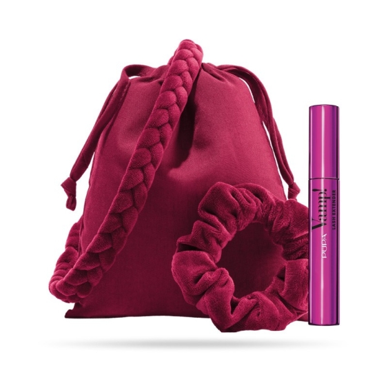 Pupa Mascara Vamp Lash Extender Black + Fascia Ed Elastico Capelli Stile + Pochette Easy Bag