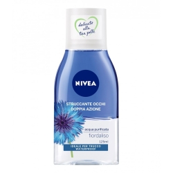 Nivea Acqua Purificata Fiordaliso - Struccante Occhi Doppia Azione 125 Ml