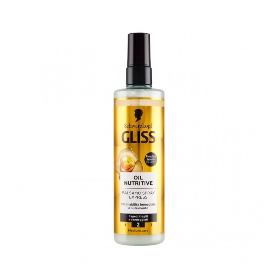 Schwarzkopf Gliss Oil Nutritive - Balsamo Spray Express 200 ml