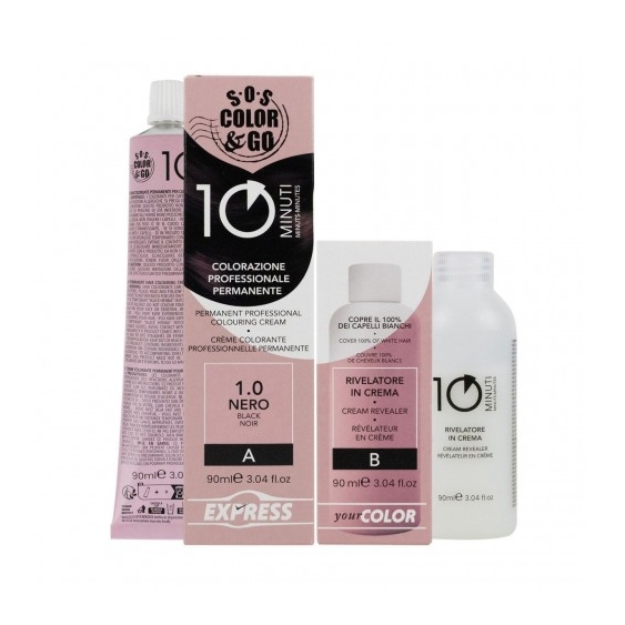 Alama Sos Color&Go Colorazione Permanente In 10 Minuti - 1.0 Nero