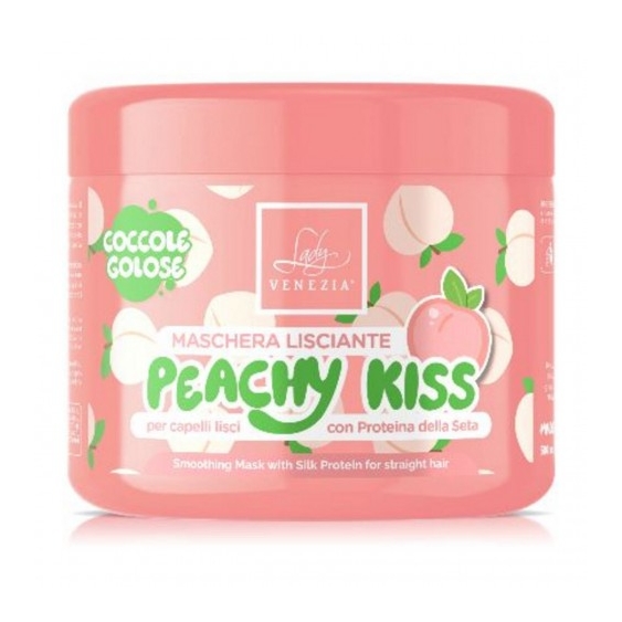 Lady Venezia Peachy Kiss - Maschera Lisciante Per Capelli Lisci 500 ml