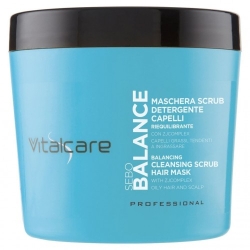 Vitalcare Sebo Balance - Maschera Scrub Detergente Capelli 400 ml