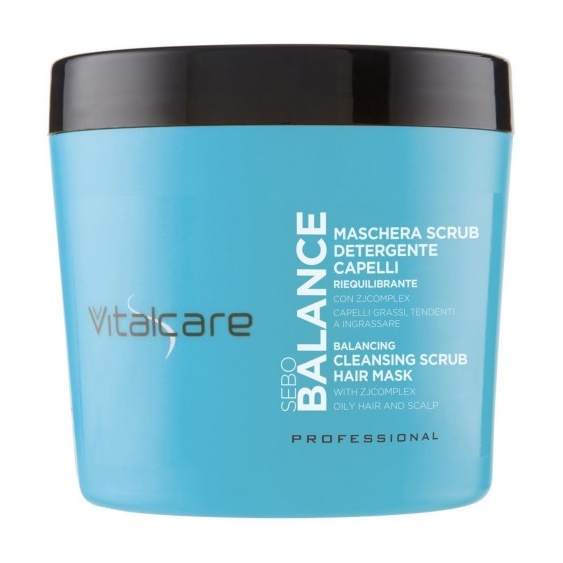 Vitalcare Sebo Balance - Maschera Scrub Detergente Capelli 400 ml