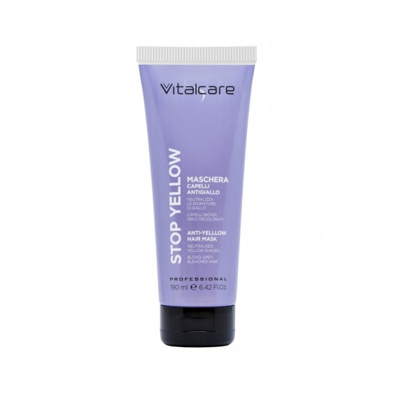 Vitalcare Stop Yellow - Maschera Capelli Antigiallo 190 ml