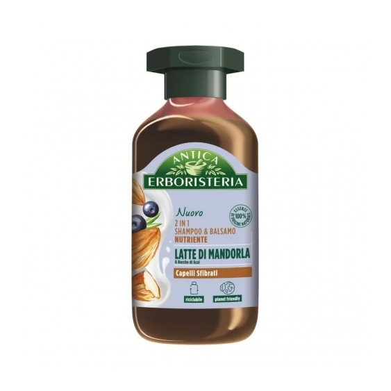 Antica Erboristeria Latte Di Mandorla - 2in1 Shampoo e Balsamo Nutriente 250 ml