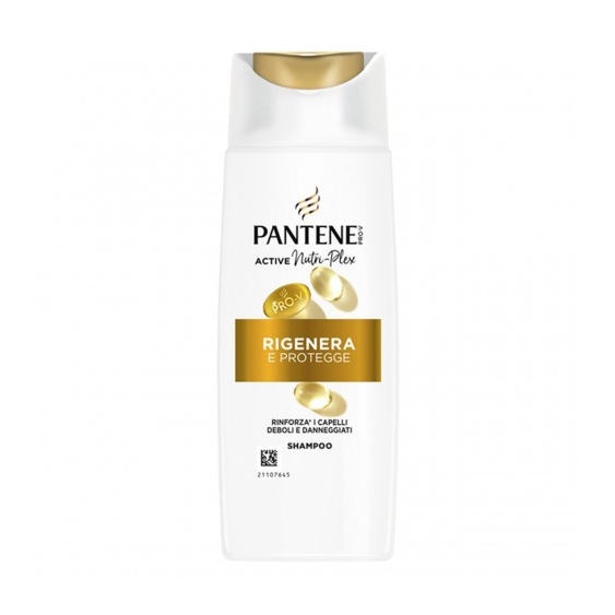 Pantene Pro-V Rigenera & Protegge - Shampoo per Capelli Deboli e Danneggiati 90 ml