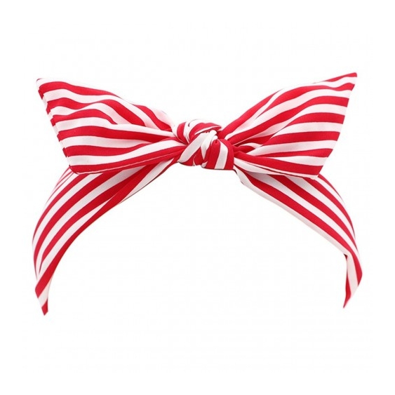 Ib Fashion Hair Cerchietto A Righe Rosso
