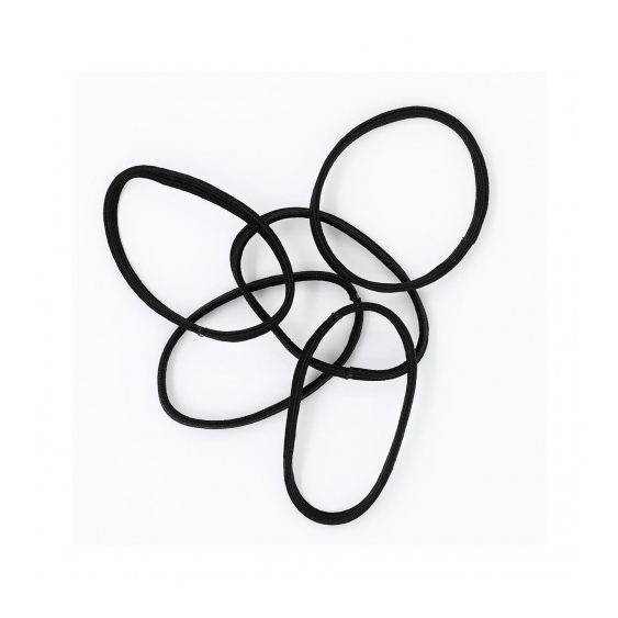 Ib Fashion Hair  25N - 5 Elastici Neri Per Capelli