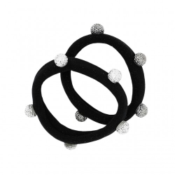 Ib Fashion Hair 503 - 2 Elastici Per Capelli con Palline