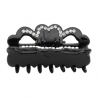 Ib Fashion Hair 521N - Pinza A Tartaruga Nera Con Strass
