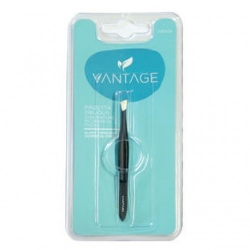 Vantage GM009 - Pinzetta Obliqua con Finiture in Canna di Fucile