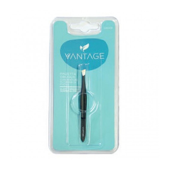 Vantage GM009 - Pinzetta Obliqua con Finiture in Canna di Fucile