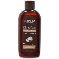 Glenova Olio di Cocco Puro per Corpo e Capelli 200 ml