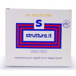 Struttura Lozione ai siliconi per capelli ricci e doppie punte 10 fiale da 12 ml
