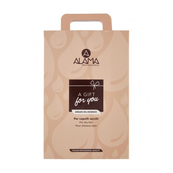Alama A Gift For You Argan Oil Essence - Shampoo 300 ml + Balsamo 300 Ml + Elisir Oil 35 ml