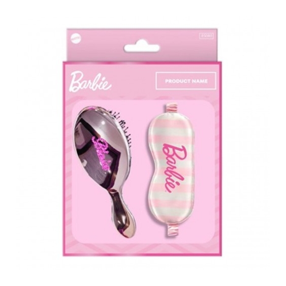 Barbie Capelli Di Seta - Spazzola Districante + Maschera da Notte in Raso