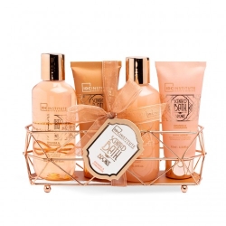 Idc Institute Scented Bath Bronze - Gel doccia 160 Ml - Bagnoschiuma 160 Ml + Lozione Corpo 75 Ml + Scrub Corpo 75