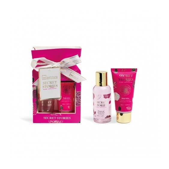 Idc Institute Secret Stories Rose Edition - Gel doccia 50 ml + Lozione corpo 30 ml