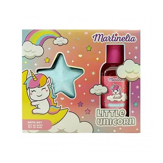 Martinelia Little Unicorn Bath Set - Gel doccia + Bomba da Bagno