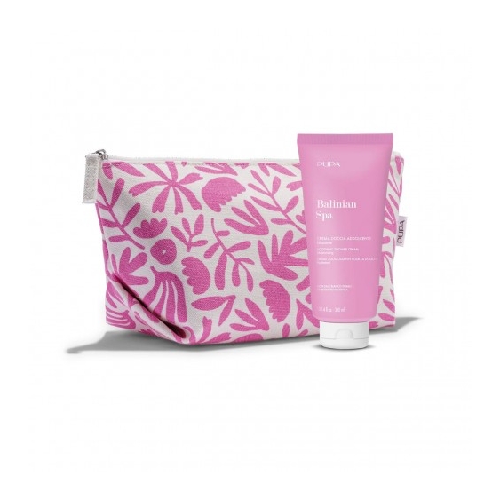 Pupa Balinian Spa - Crema Doccia Addolcente 300 ml + Pochette in Tessuto