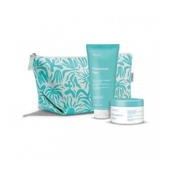 Pupa Oceanian Spa - Latte Doccia Nutriente 300 Ml + Crema Corpo 150 Ml + Pochette