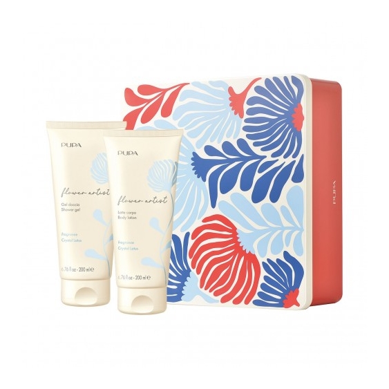 Pupa Cofanetto Flower Artist Crystal Lotus - Gel Doccia 200 ml + Latte Corpo 200 ml