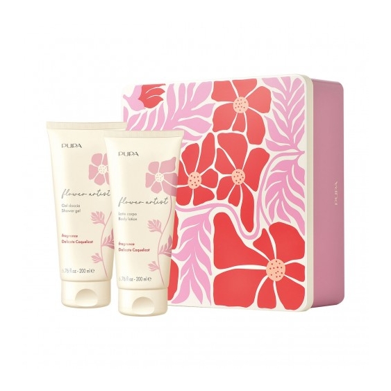 Pupa Flower Artist Delicate Coquelicot - Gel Doccia 200 ml + Latte Corpo 200 ml