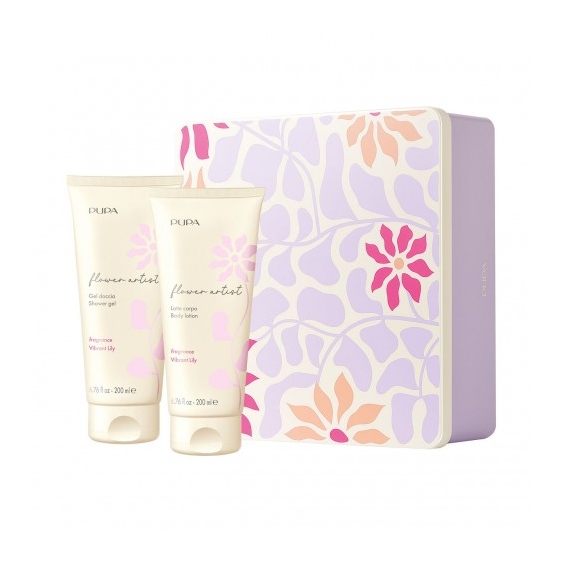Pupa Kit Flower Artist Vibrant Lily - Gel Doccia 200 ml + Latte Corpo 200 ml