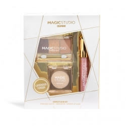 Magic Studio Diamond Complete Glow Set - Palette Ombretti + Illuminante + Lip Gloss