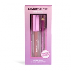 Magic Studio Rose Quartz Lip Contour Kit - Lip Liner + Liquid Lipstick