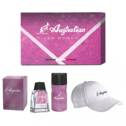 Australian For Woman - Eau de Toilette 100 ml + Deodorante 150 ml + Cappello