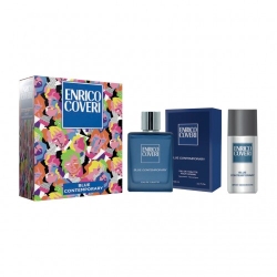 Enrico Coveri Blue Contemporary Pour Homme - Eau de Toilette 100 ml + Deodorante Spray 150 Ml